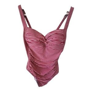 BOND-EYE AUSTRALIA | Red and white striped women’s One Piece Swimsuit US 6